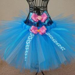 Mermaid inspired tutu and bow